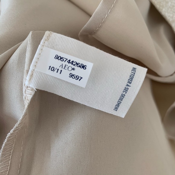 AMERICAN EAGLE NWT Metallic Strapless Mini Dress - Picture 5 of 8